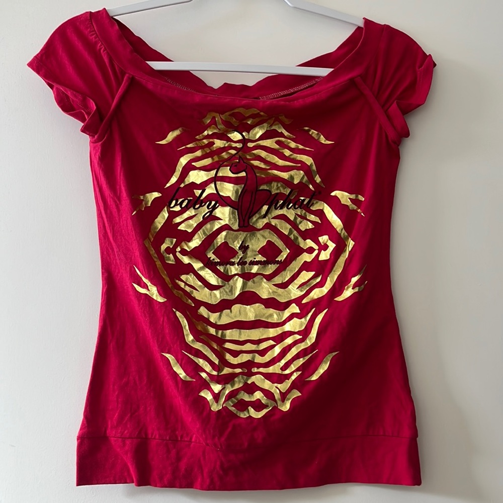 NWT VINTAGE juniors Baby Phat top